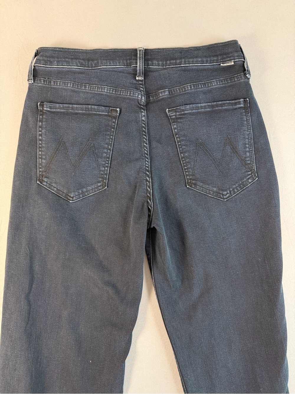 MOTHER Mid-Rise Rambler Zip Ankle Dark Wash Size 31 - Picture 12 of 16